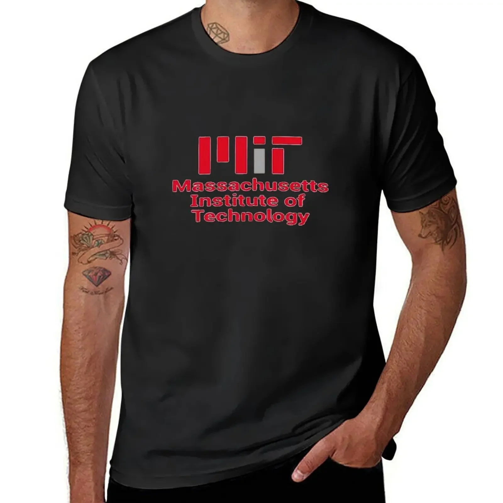 Футболка Massachusetts Institute of Technology быстросохнущая мужская футболка летняя одежда