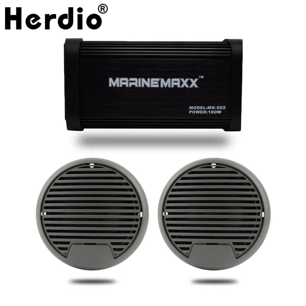 4-канальный Водонепроницаемый Bluetooth-усилитель для мотоцикла 180 Вт USB MP3 AUX