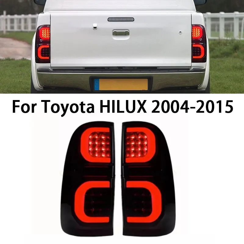 Автомобильные светодиодные задние фонари для Toyota Hilux VIGO 2004 2005 2006 2007 2008 2009-2015