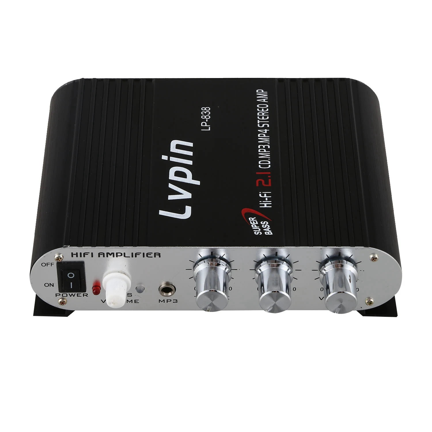LVPIN 12 В 200 Вт мини Hi-Fi стерео усилитель MP3 Автомагнитола 2 домашних Super Bass |