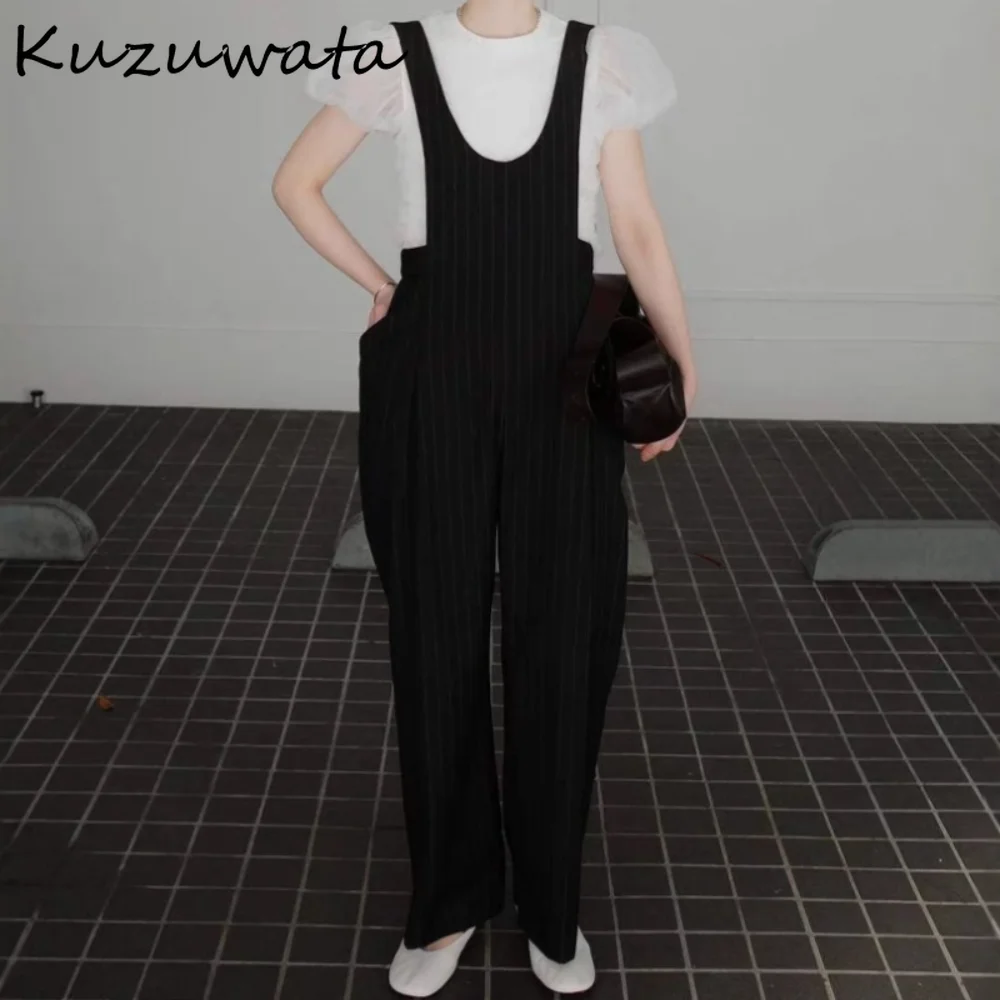 Kuzuwata летний простой элегантный модный комбинезон повседневный универсальный с
