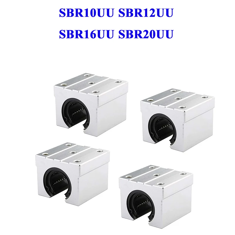 Линейный подшипник с открытым блоком SBR10UU SBR12UU SBR16U SBR20UU 10 мм 12 SBR10 SBR12