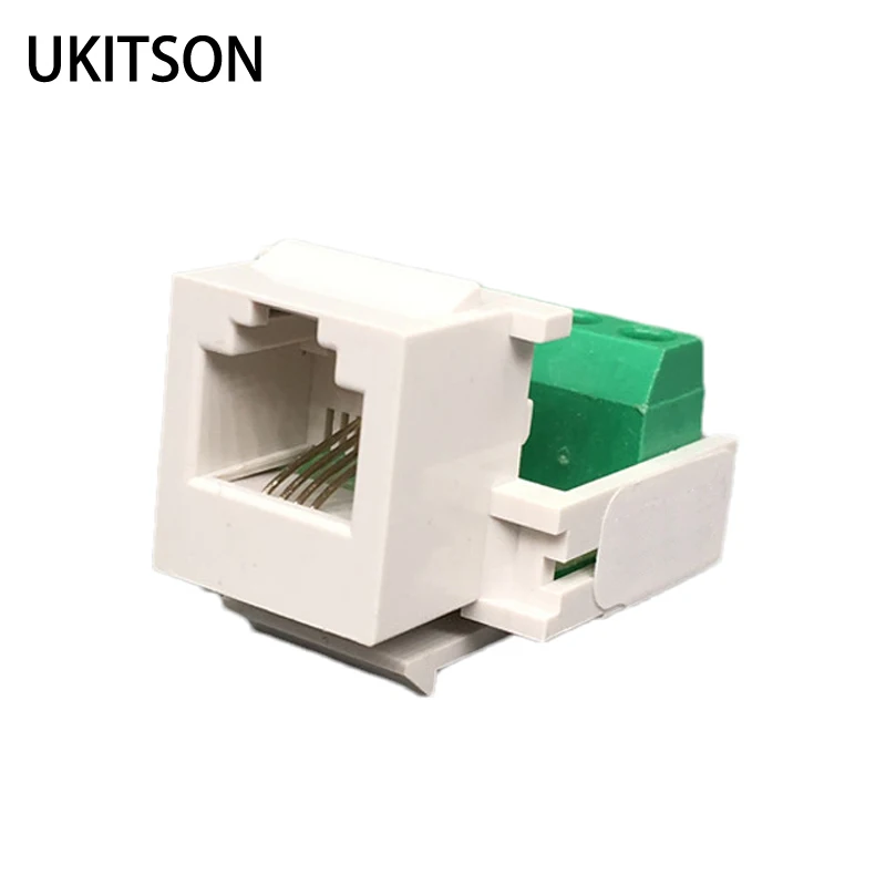 Телефонные модули Keystone CAT3 RJ11 отжимный провод 4 линии разъем для телефонного слота