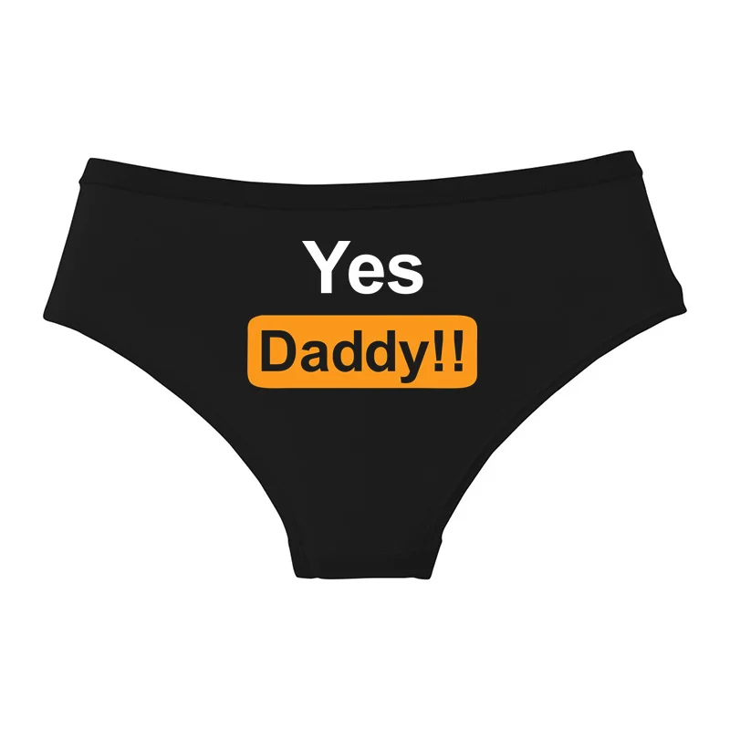 Yes Daddy женское хлопковое нижнее белье сексуальное для женщин милые трусы девочек