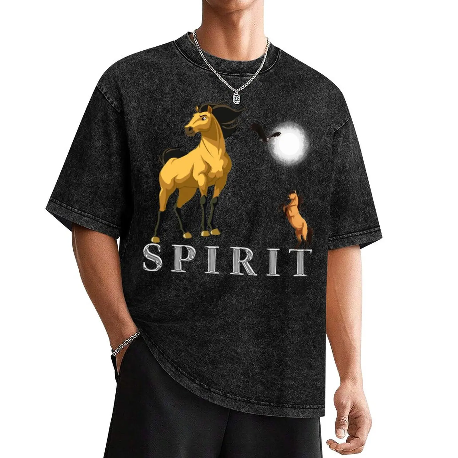 Футболка Spirit Stallion of the Cimarron мужская хлопок