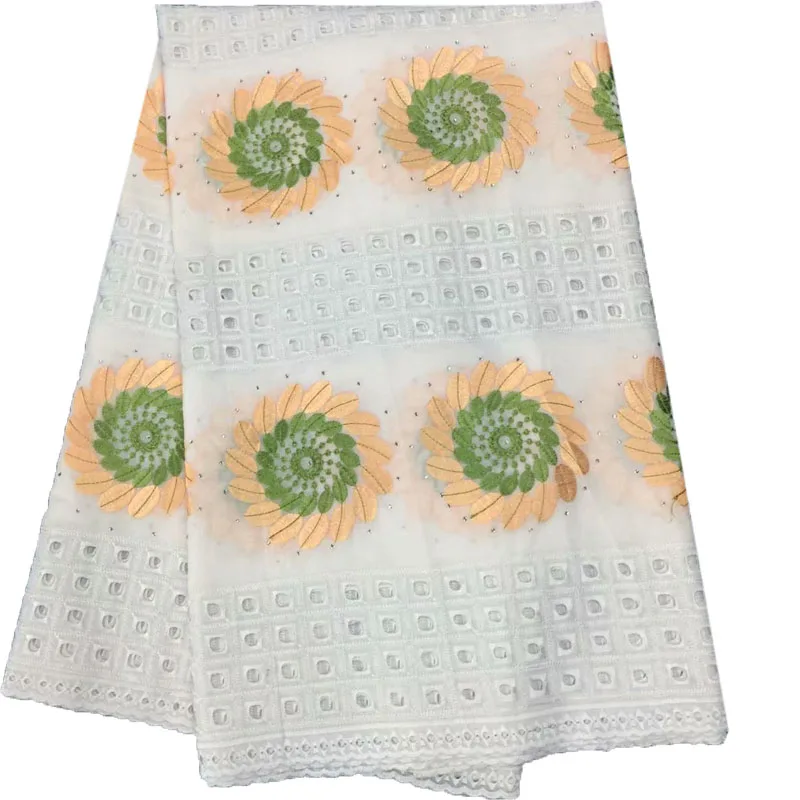 High Quality african Swiss Voile Lace 2018 African Polish Cotton Fabric For men and women JA100-1 | Дом и сад