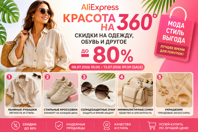 Красота на 360°: 5 модных находок с AliExpress,...